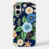 Pattern Beautiful wildflowers Case-Mate iPhone Hülle (Rückseite)