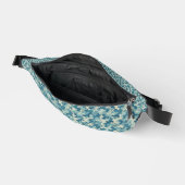 Pattern Blue Camouflage Bauchtasche (Offen)