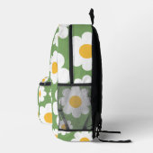 Pattern Blume Daisy Bedruckter Rucksack (Rechts)