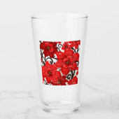 Pattern-Blume-Pattern-Glas-Tumbler Glas (Vorderseite)