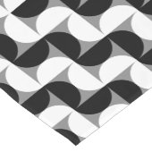 Pattern Bowls Schwarz-weiß Kurzer Tischläufer (Ecke)