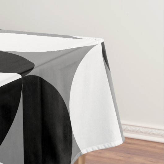 Pattern Bowls Schwarz-weiß Tischdecke (Beispiel)