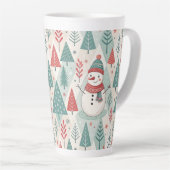 Pattern Christmas Scandinavian Milchtasse (Rechte Ecke)