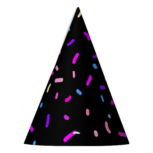 Pattern Colorfull Stilvolles Summer Party Partyhütchen (Links)