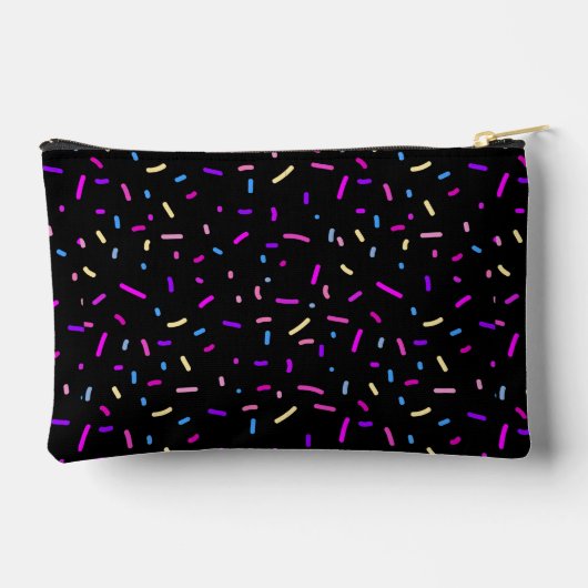 Pattern Colorfull Stylish Summer Party Zubehörtasche (Rückseite)