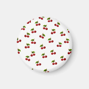Pattern Coquette Cherry Magnet