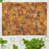 PATTERN DER SPEICHERUNG DER AUTUMNSTÜCKE GESCHIRRTUCH (Gefaltet)