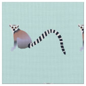 PATTERN-DESIGN VON LEMURS MIT RING-TAED STOFF (Nahaufnahme)