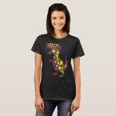 Pattern Dinosaurier Colorful September Internation T-Shirt (Vorne ganz)