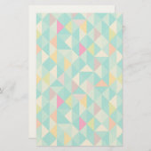 Pattern-Dreiecke Briefpapier (Vorne/Hinten)