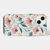 Pattern Echineceas Glitter iPhone Hülle (Rückseite (Horizontal))