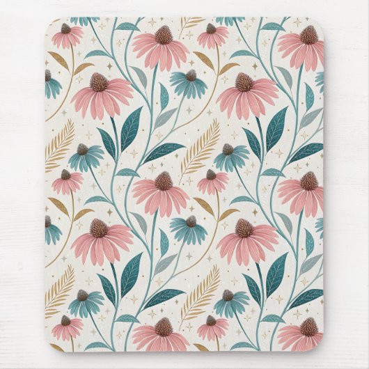 Pattern Echineceas Glitter Mousepad (Vorne)