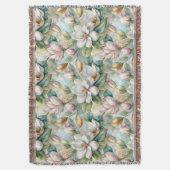 Pattern Elegant Magnolia Flowers Decke (Vorderseite Vertikal)