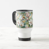 Pattern Elegant Magnolia Flowers Reisebecher (Vorderseite Links)