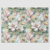 Pattern Elegant Magnolia Flowers Seidenpapier (Vorderseite)