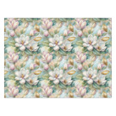 Pattern Elegant Magnolia Flowers Tischdecke (Vorderseite (Horizontal))