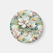Pattern Elegant Magnolias Magnet (Vorne)