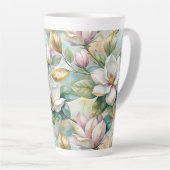 Pattern Elegant Magnolias Milchtasse (Rechte Ecke)