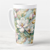 Pattern Elegant Magnolias Milchtasse (Linke Ecke)