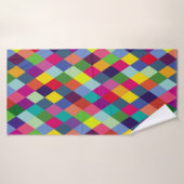 Pattern Fashion Colorful - Moderner FrühlingsHipst Badehandtuch (Badehandtuch)