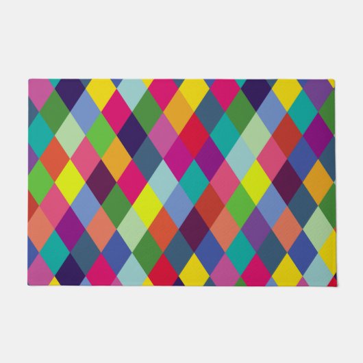 Pattern Fashion Colorful - Moderner FrühlingsHipst Fußmatte (Vorderseite)