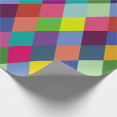 Pattern Fashion Colorful - Moderner FrühlingsHipst Geschenkpapier (Ecke)