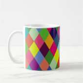 Pattern Fashion Colorful - Moderner FrühlingsHipst Kaffeetasse (Links)