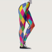 Pattern Fashion Colorful - Moderner FrühlingsHipst Leggings (Rechts)