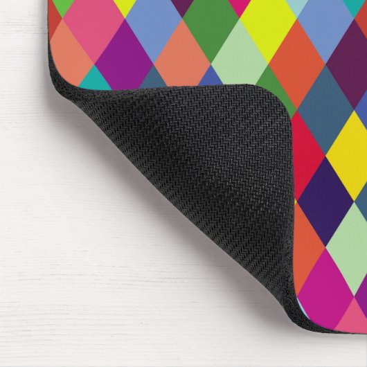 Pattern Fashion Colorful - Moderner FrühlingsHipst Mousepad (Ecke)