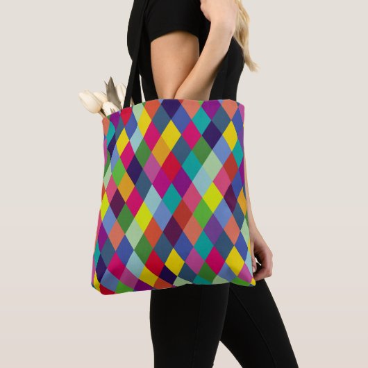 Pattern Fashion Colorful - Moderner FrühlingsHipst Tasche (Von Nahem)