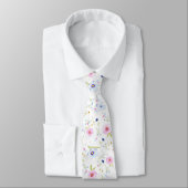Pattern Floral Neck Tie Krawatte (Gebunden)