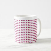 Pattern Flower jGibney The MUSEUM Zazzle Coffee Mu Kaffeetasse (VorderseiteRechts)