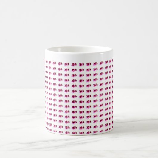 Pattern Flower jGibney The MUSEUM Zazzle Kaffeetasse (Mittel)