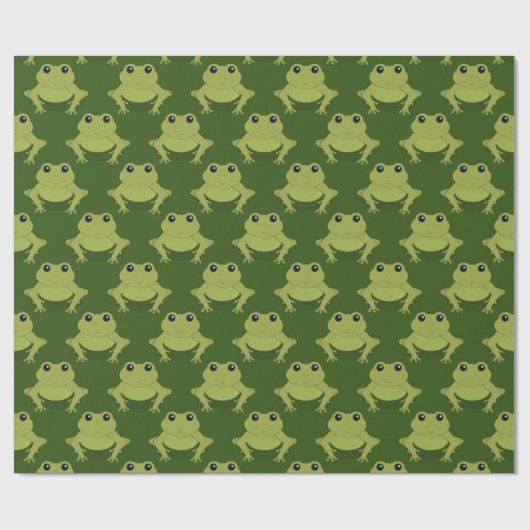 Pattern Frosch Geschenkpapier (Flach)
