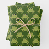 Pattern Frosch Geschenkpapier Set (Beispiel)