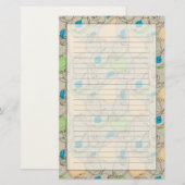 Pattern-Früchte Briefpapier (Vorne/Hinten)