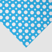 PATTERN FÜR BLUE & WHITE POLKA-DOTS SEIDENPAPIER (Ausschnitt)