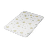 Pattern für glückliche Äpfel - Badematte (Schrägansicht)
