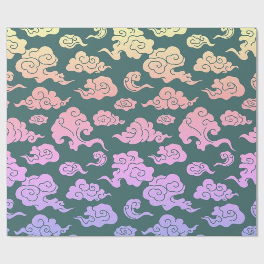 PATTERN FÜR KLOUD-PATTERIEN GESCHENKPAPIER (Flach)