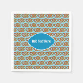 Pattern für verschraubte Prätzel - schneller perso Serviette (Vorderseite)