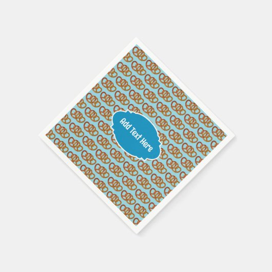 Pattern für verschraubte Prätzel - schneller perso Serviette (Ecke)