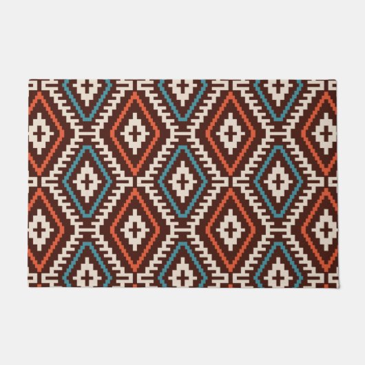 Pattern Geometric Fashion Stilvoll Niedlich Fußmatte (Vorderseite)
