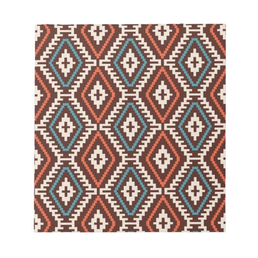 Pattern Geometric Fashion Stilvoll Niedlich Notizblock (Vorderseite)