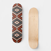 Pattern Geometric Fashion Stilvoll Niedlich   Skateboard (Vorderseite)