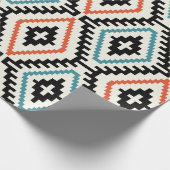 Pattern Geometric Fashion Stilvolle Trendy Geschenkpapier (Ecke)