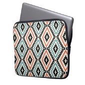 Pattern Geometric Fashion Stilvolle Trendy Laptopschutzhülle (Vorderseite Links)