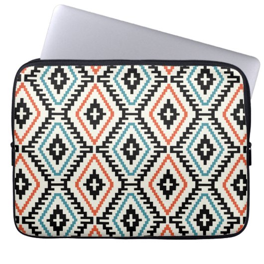 Pattern Geometric Fashion Stilvolle Trendy Laptopschutzhülle (Vorderseite)