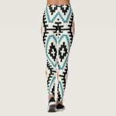 Pattern Geometric Fashion Stilvolle Trendy Leggings (Rückseite)