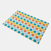 Pattern Geometric Vintag Stylish Modern Fußmatte (Schrägansicht)