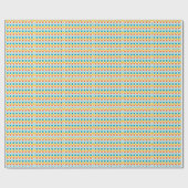 Pattern Geometric Vintag Stylish Modern Geschenkpapier (Flach)